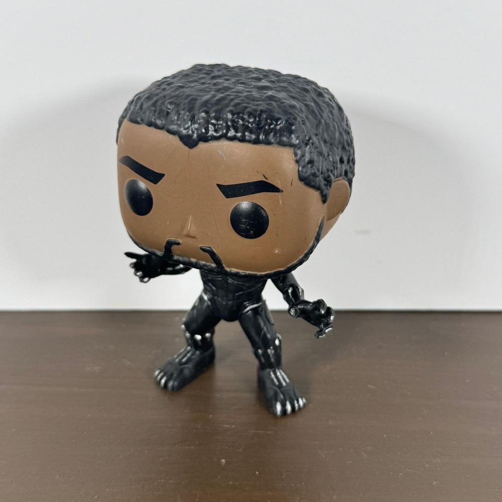 Funko Pop Marvel Black Panther 273 Unmasked Vinyl Figure‎ Black OOB Loose Good